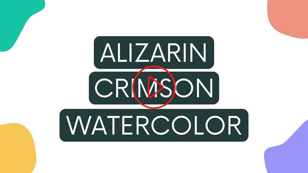 alizarin crimson watercolor thumbnail